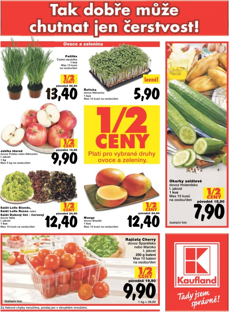 leták Kaufland strana 1 leták Kaufland strana 1