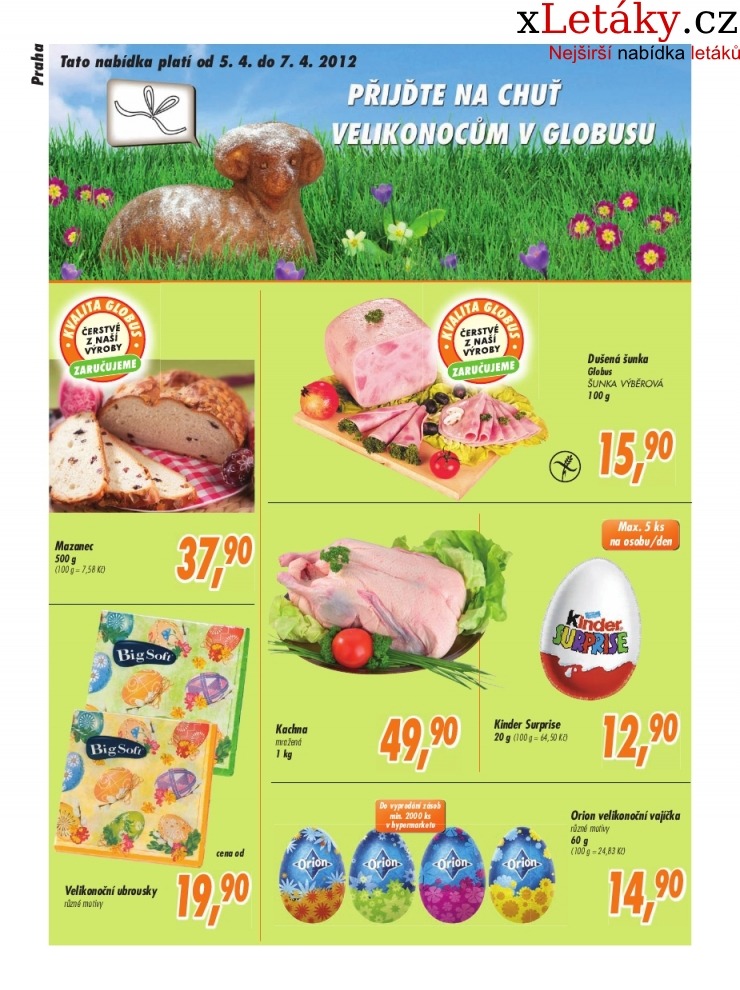 leták Globus akční leták strana 1 leták Globus akční leták strana 1