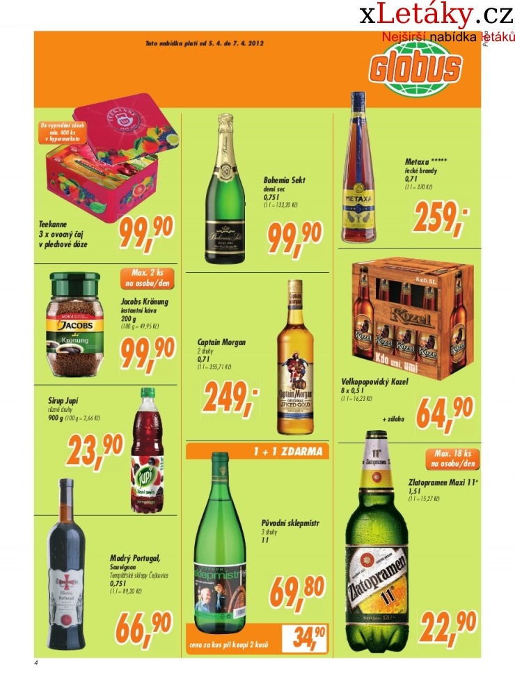 leták Globus akční leták strana 1 leták Globus akční leták strana 1
