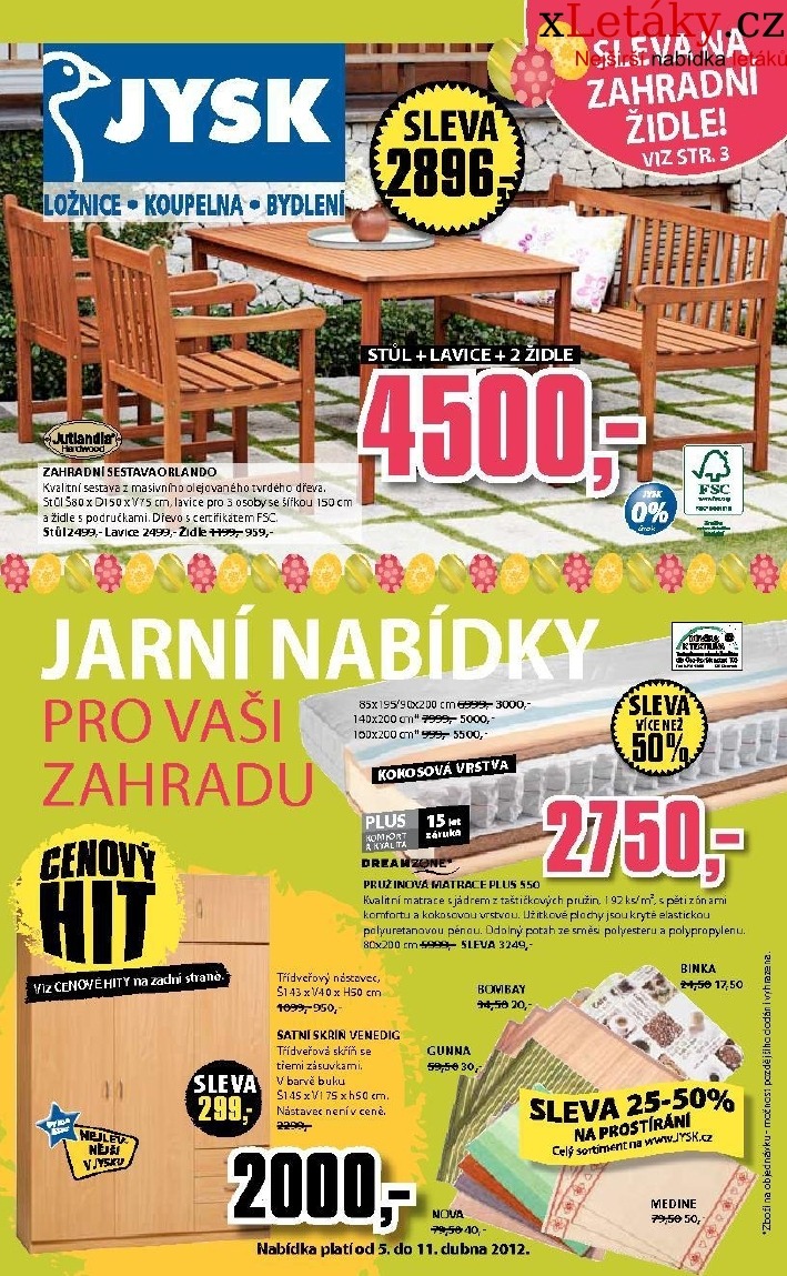 leták Jysk leták strana 1 leták Jysk leták strana 1