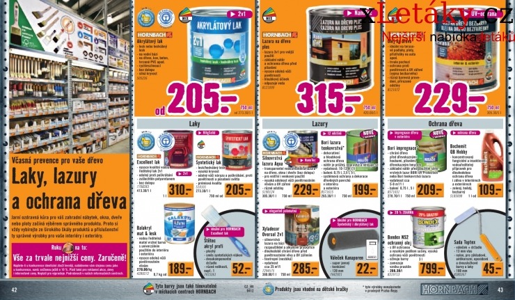 leták Hornbach leták strana 1 leták Hornbach leták strana 1