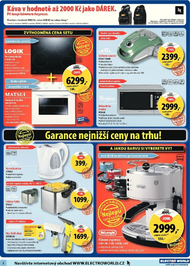 leták Electro World strana 1 leták Electro World strana 1