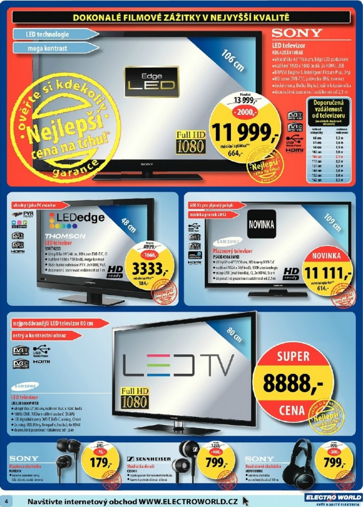 leták Electro World strana 1 leták Electro World strana 1