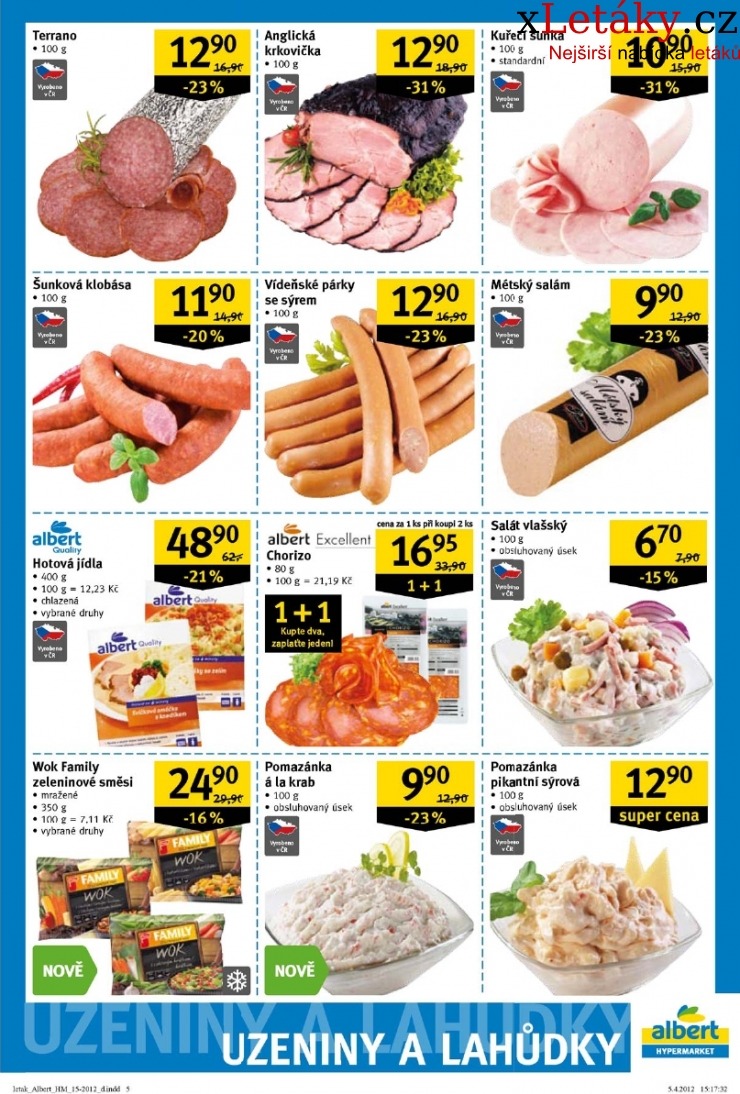 leták Albert Hypermarket leták strana 1 leták Albert Hypermarket leták strana 1