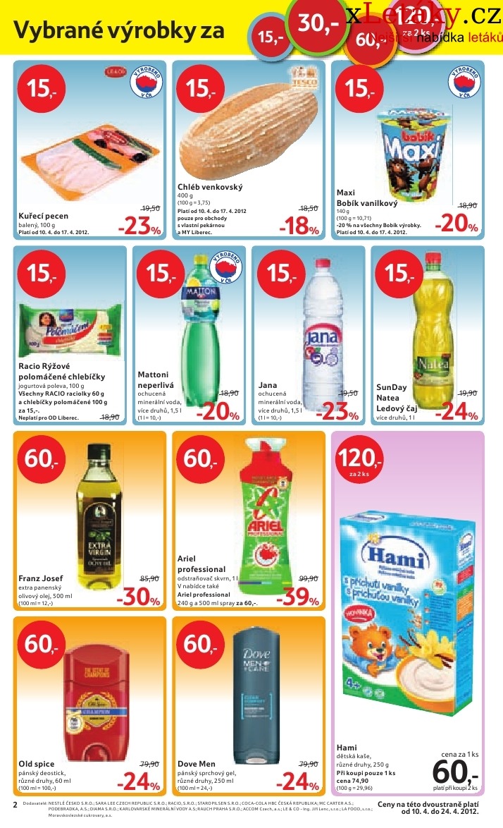 leták Tesco leták strana 1 leták Tesco leták strana 1