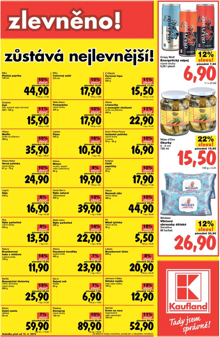 leták Kaufland strana 1 leták Kaufland strana 1