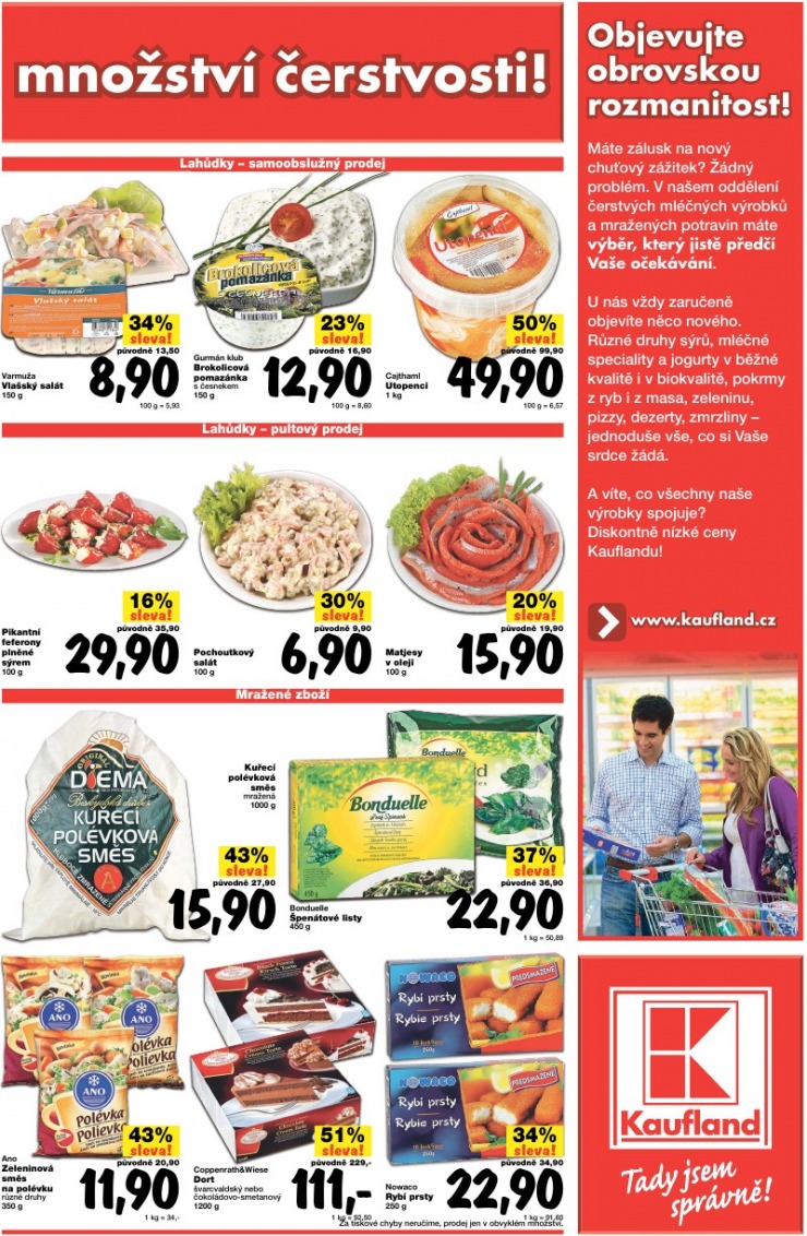 leták Kaufland strana 1 leták Kaufland strana 1