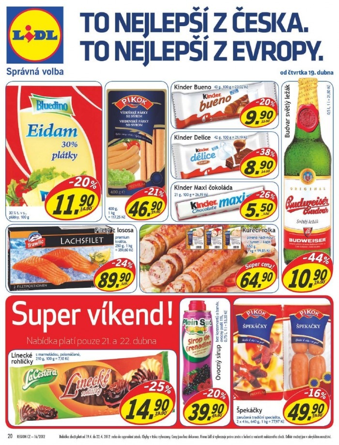 leták Lidl strana 1 leták Lidl strana 1