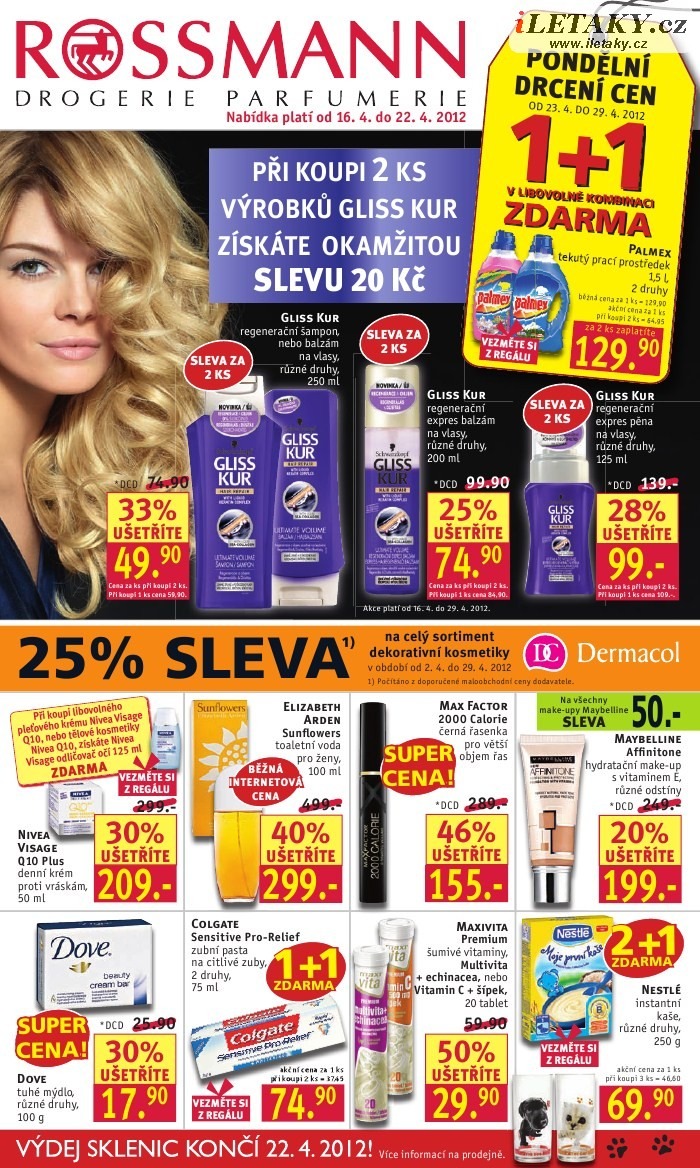 leták Rossmann strana 1 leták Rossmann strana 1