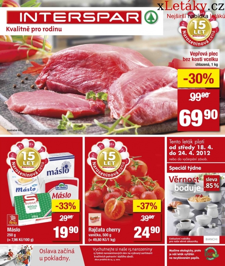 leták Interspar leták strana 1 leták Interspar leták strana 1