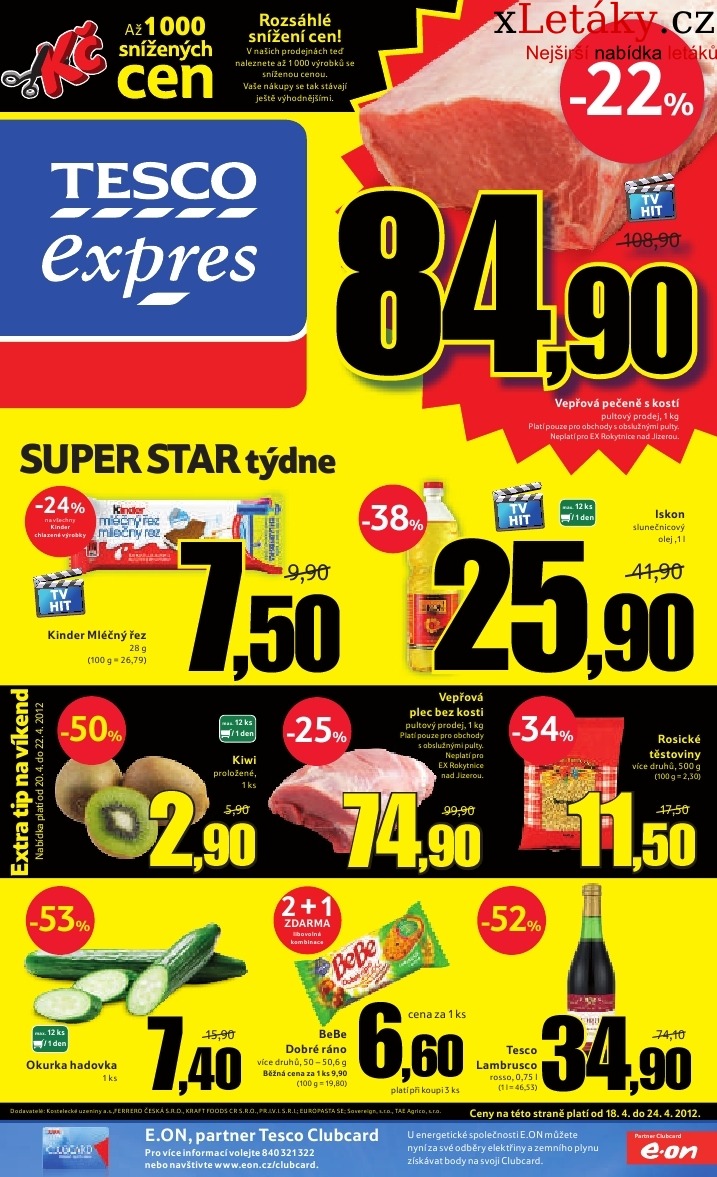 leták Tesco leták strana 1 leták Tesco leták strana 1
