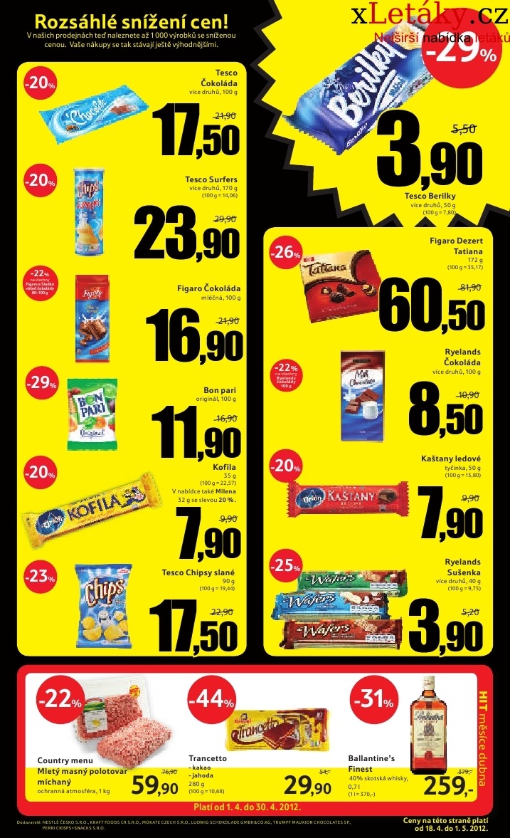 leták Tesco leták strana 1 leták Tesco leták strana 1