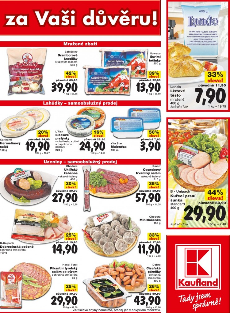 leták Kaufland strana 1 leták Kaufland strana 1