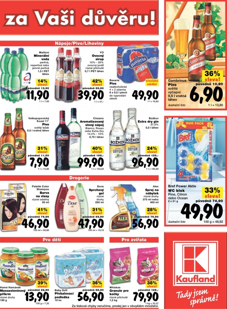 leták Kaufland strana 1 leták Kaufland strana 1