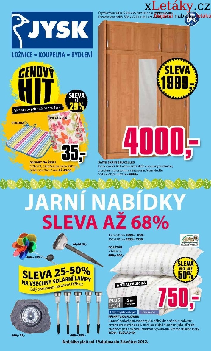 leták Jysk leták strana 1 leták Jysk leták strana 1