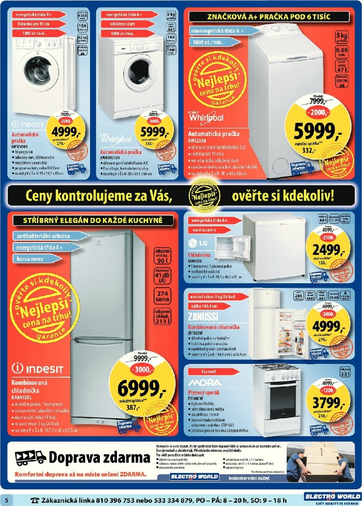 leták Electro World strana 1 leták Electro World strana 1