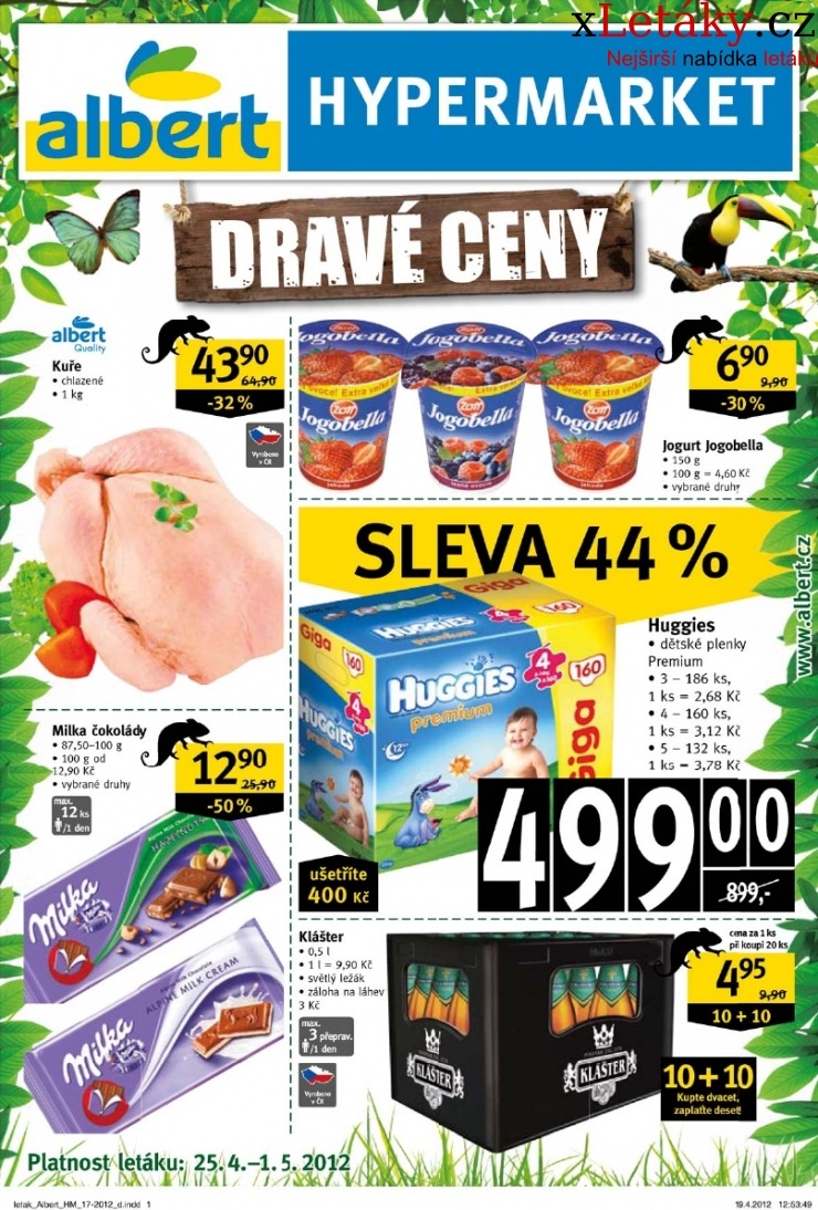 leták Albert Hypermarket leták strana 1 leták Albert Hypermarket leták strana 1