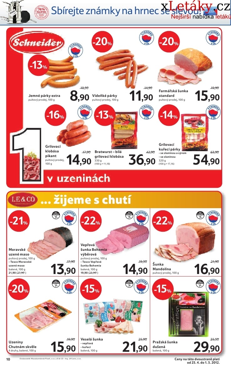 leták Tesco aktuální leták strana 1 leták Tesco aktuální leták strana 1