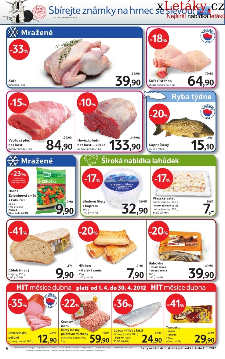 leták Tesco akční leták strana 1 leták Tesco akční leták strana 1