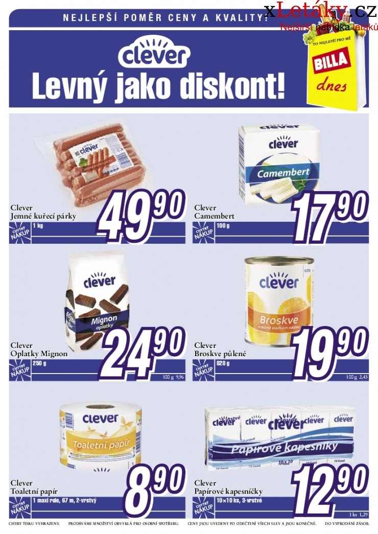 leták Billa aktuální leták strana 1 leták Billa aktuální leták strana 1
