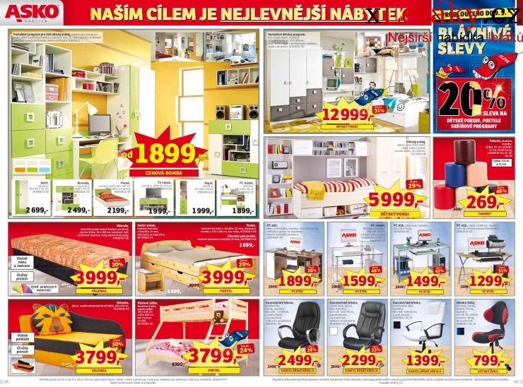 leták Asko nábytek akční leták strana 1 leták Asko nábytek akční leták strana 1
