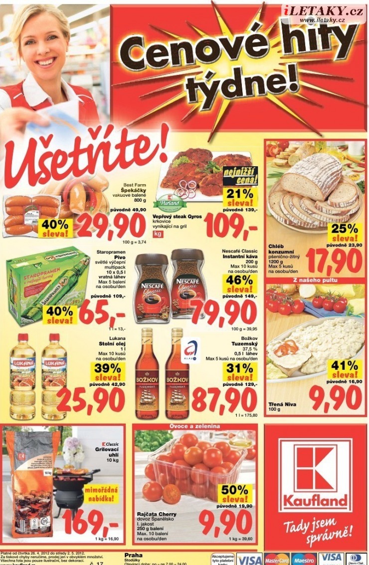 leták Kaufland strana 1 leták Kaufland strana 1