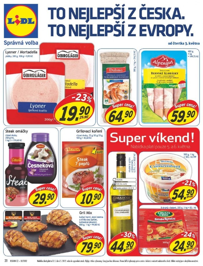 leták Lidl strana 1 leták Lidl strana 1