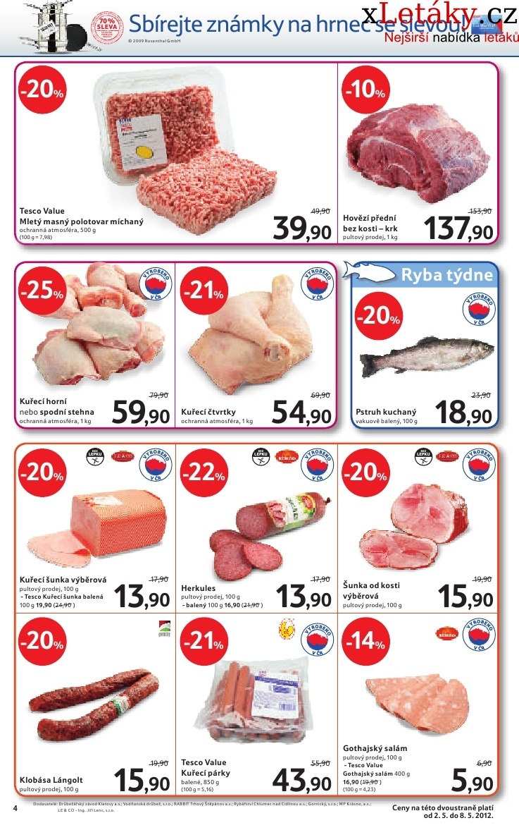 leták Tesco akční leták strana 1 leták Tesco akční leták strana 1