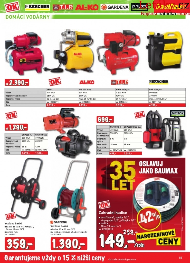 let�k Baumax aktu�ln� let�k strana 1