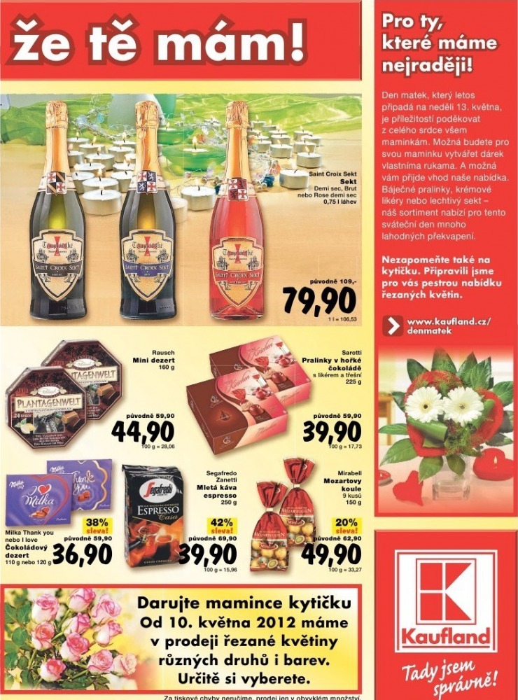 leták Kaufland strana 1 leták Kaufland strana 1