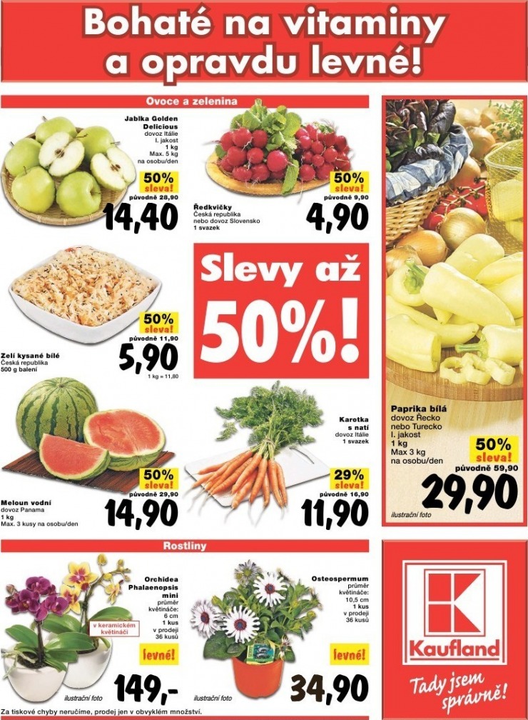 leták Kaufland strana 1 leták Kaufland strana 1