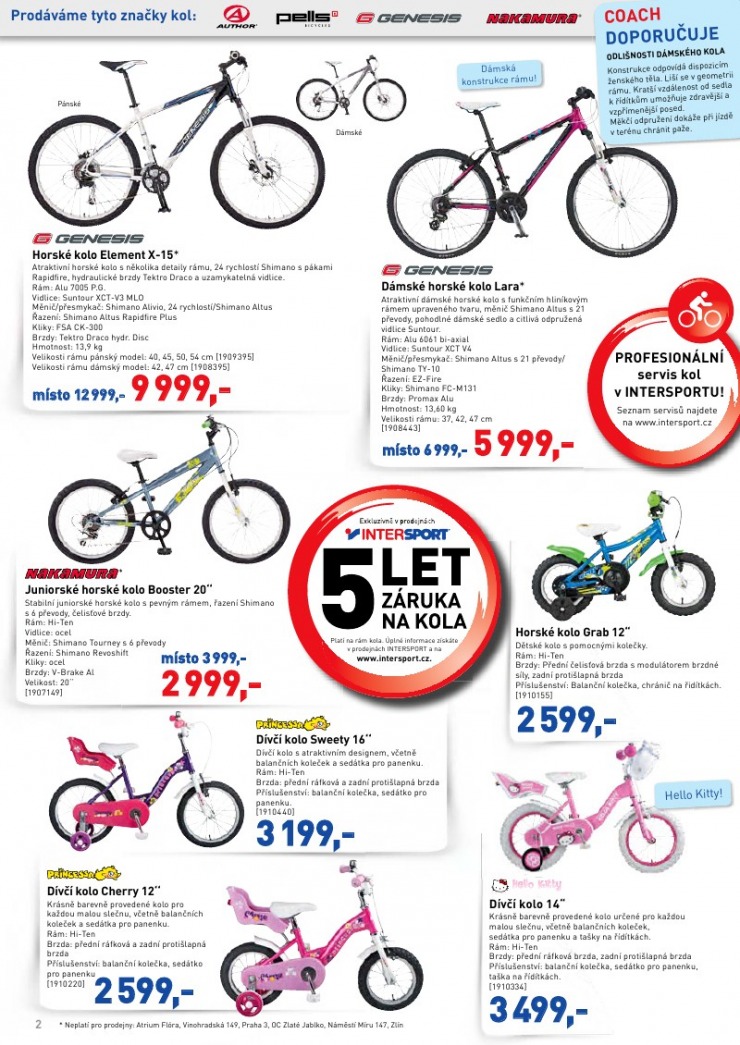 leták Intersport strana 1 leták Intersport strana 1
