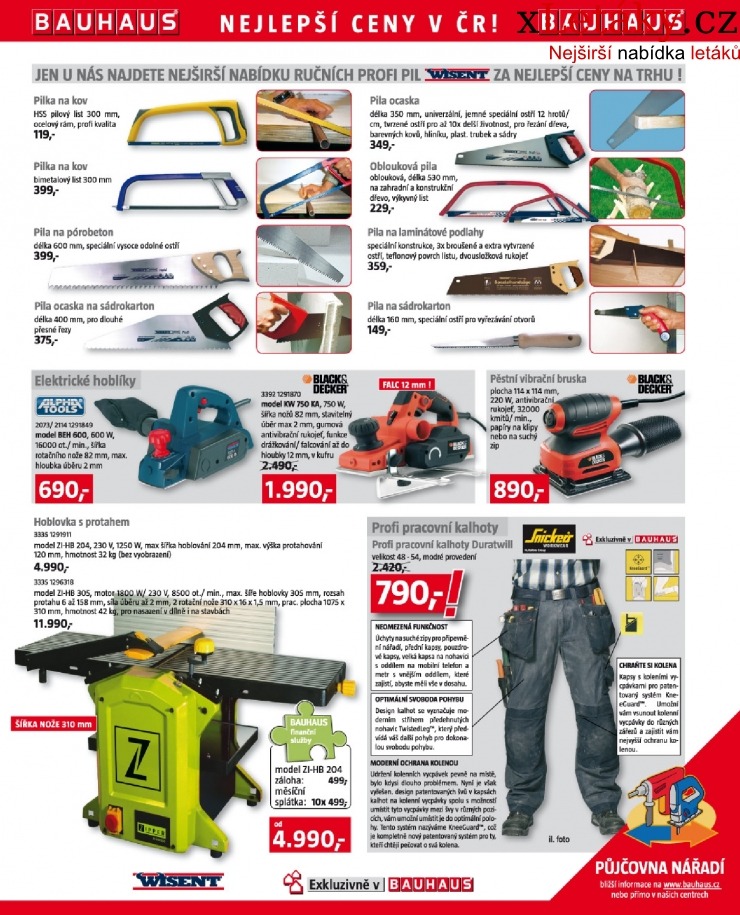 leták Bauhaus leták strana 1 leták Bauhaus leták strana 1