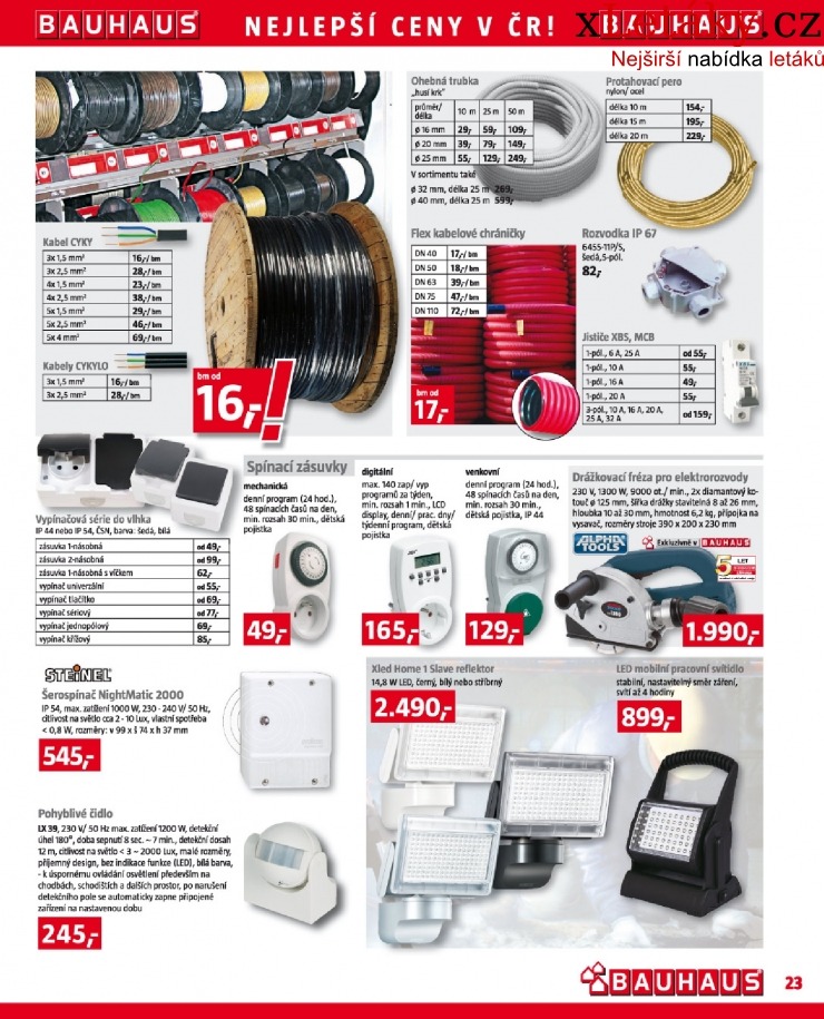 leták Bauhaus leták strana 1 leták Bauhaus leták strana 1