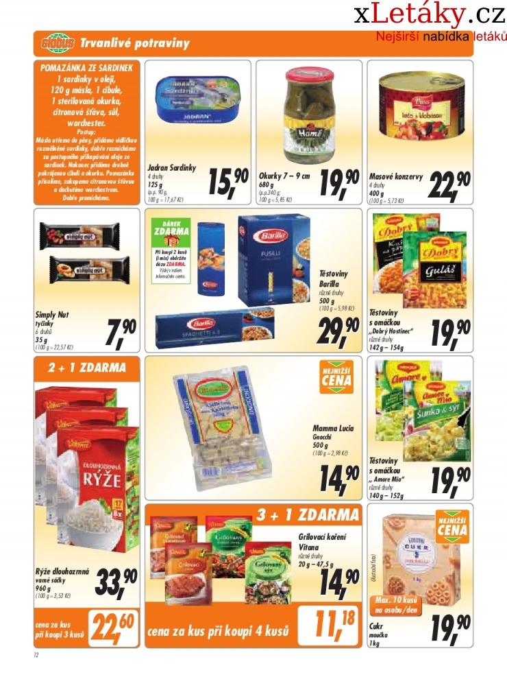 leták Globus akční leták strana 1 leták Globus akční leták strana 1