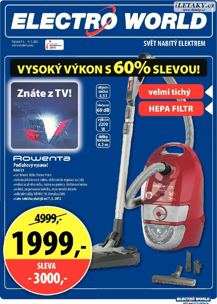 leták Electro World strana 1 leták Electro World strana 1