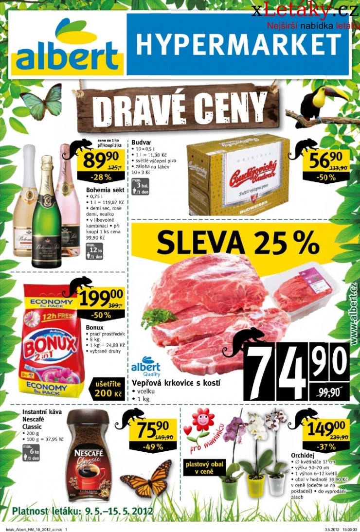leták Albert Hypermarket leták strana 1 leták Albert Hypermarket leták strana 1