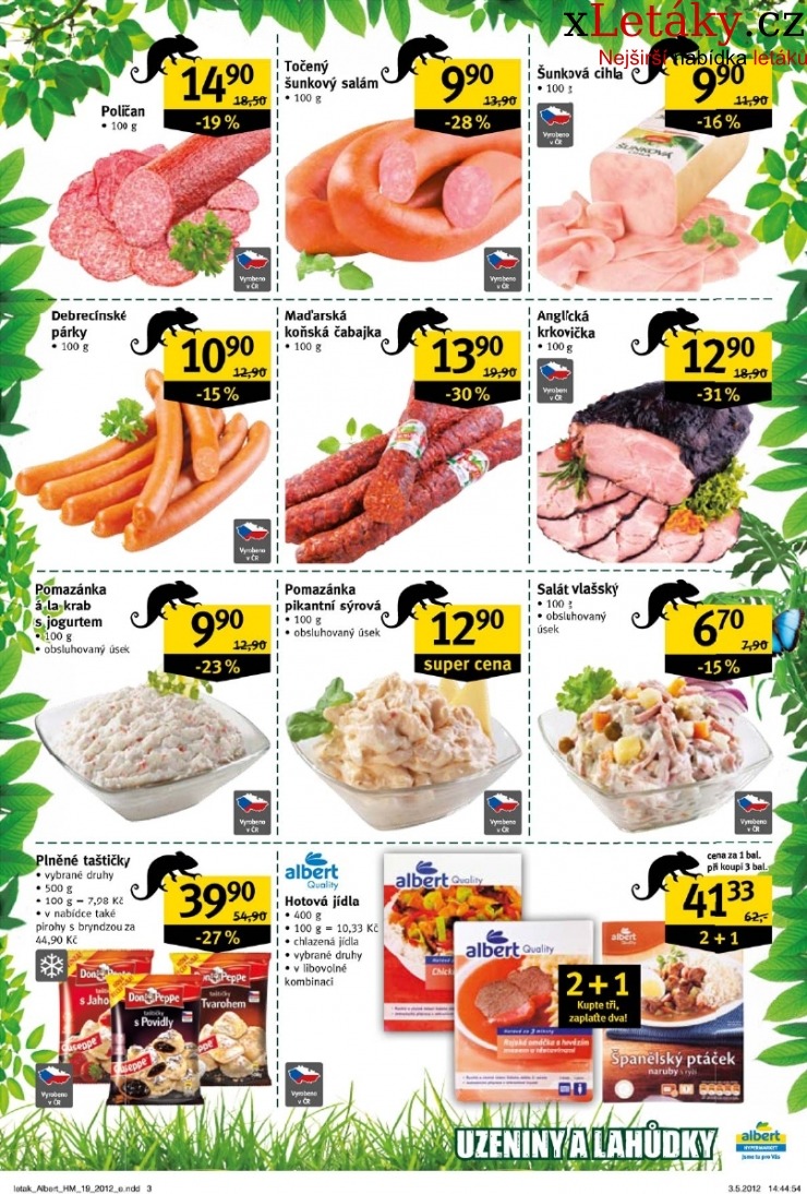leták Albert Hypermarket leták strana 1 leták Albert Hypermarket leták strana 1