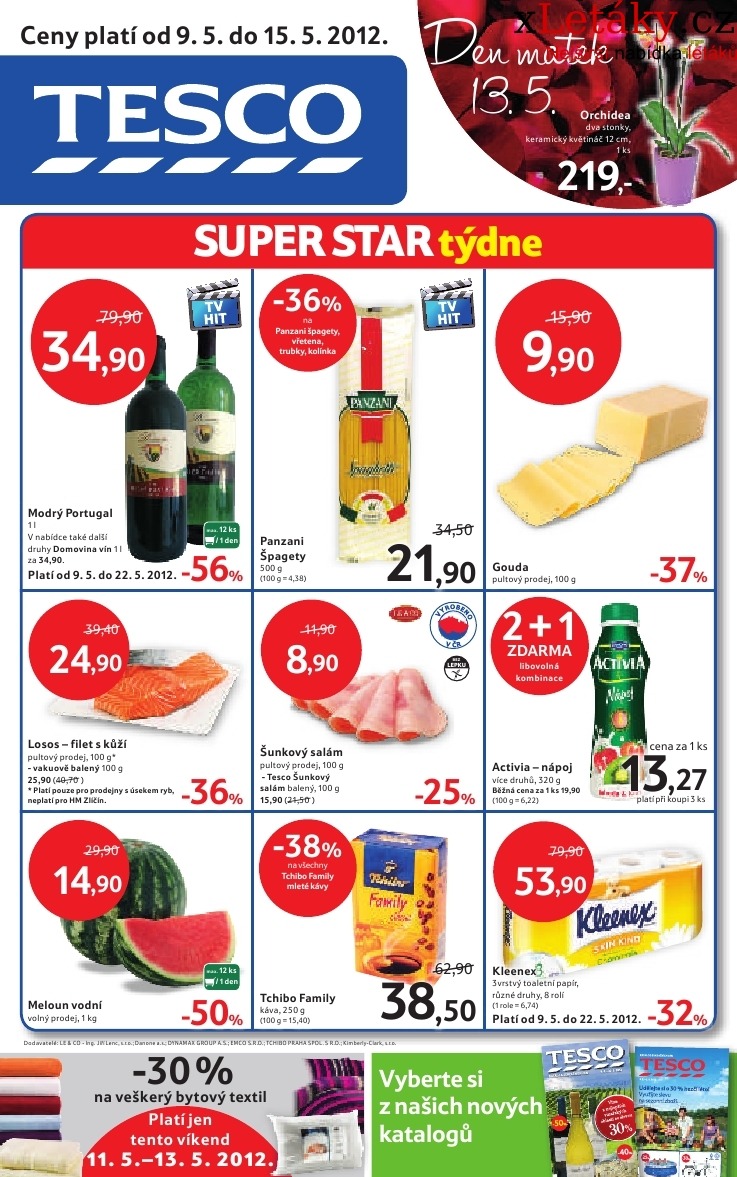 letk Tesco aktuln letk strana 1