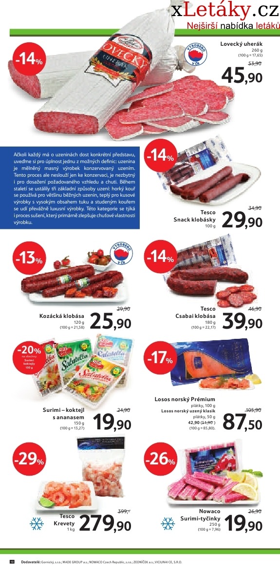leták Tesco leták strana 1 leták Tesco leták strana 1