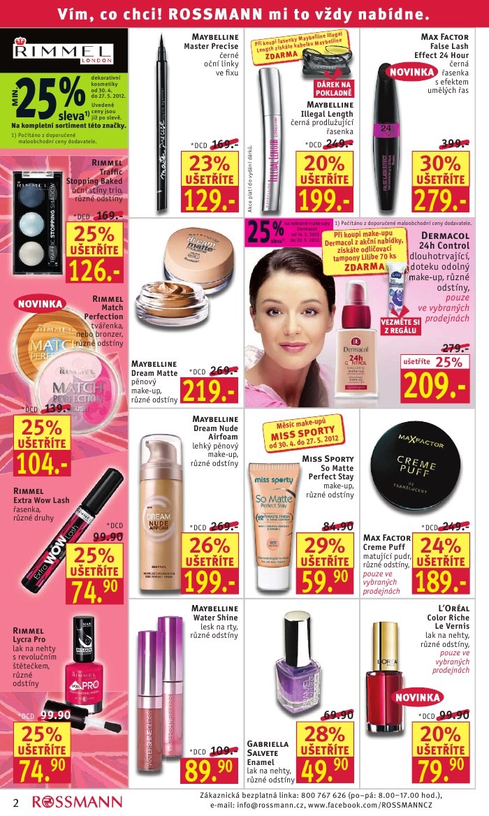 leták Rossmann strana 1 leták Rossmann strana 1