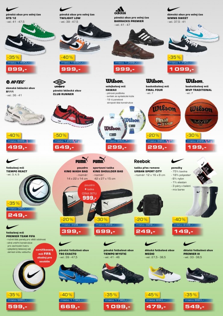 leták Sportisimo strana 1 leták Sportisimo strana 1