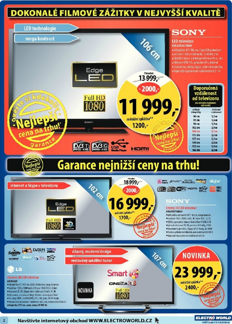 leták Electro World strana 1 leták Electro World strana 1