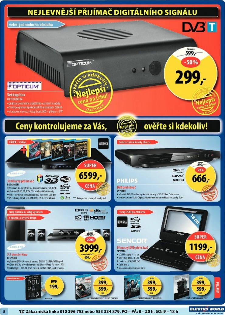 leták Electro World strana 1 leták Electro World strana 1