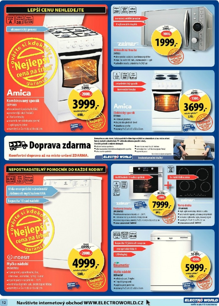 leták Electro World strana 1 leták Electro World strana 1