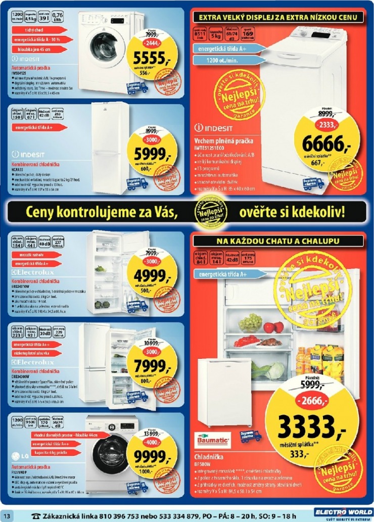 leták Electro World strana 1 leták Electro World strana 1