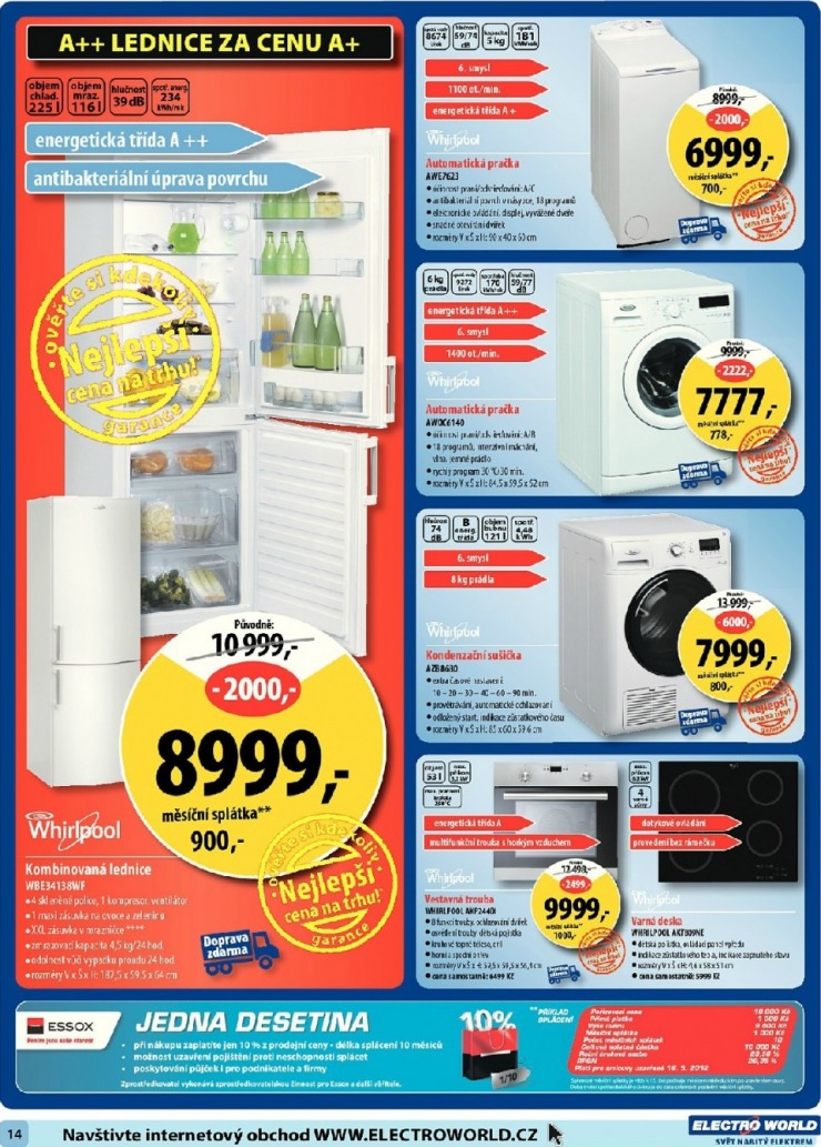 leták Electro World strana 1 leták Electro World strana 1