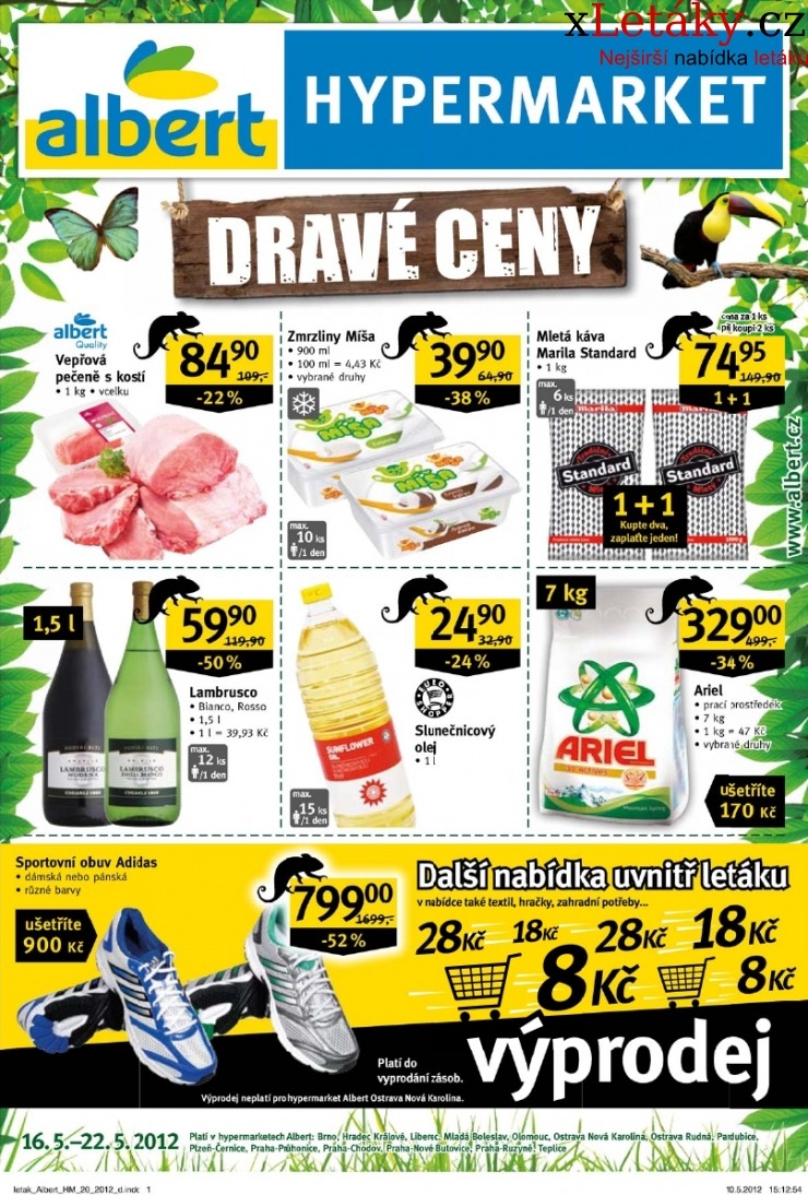 leták Albert Hypermarket leták strana 1 leták Albert Hypermarket leták strana 1