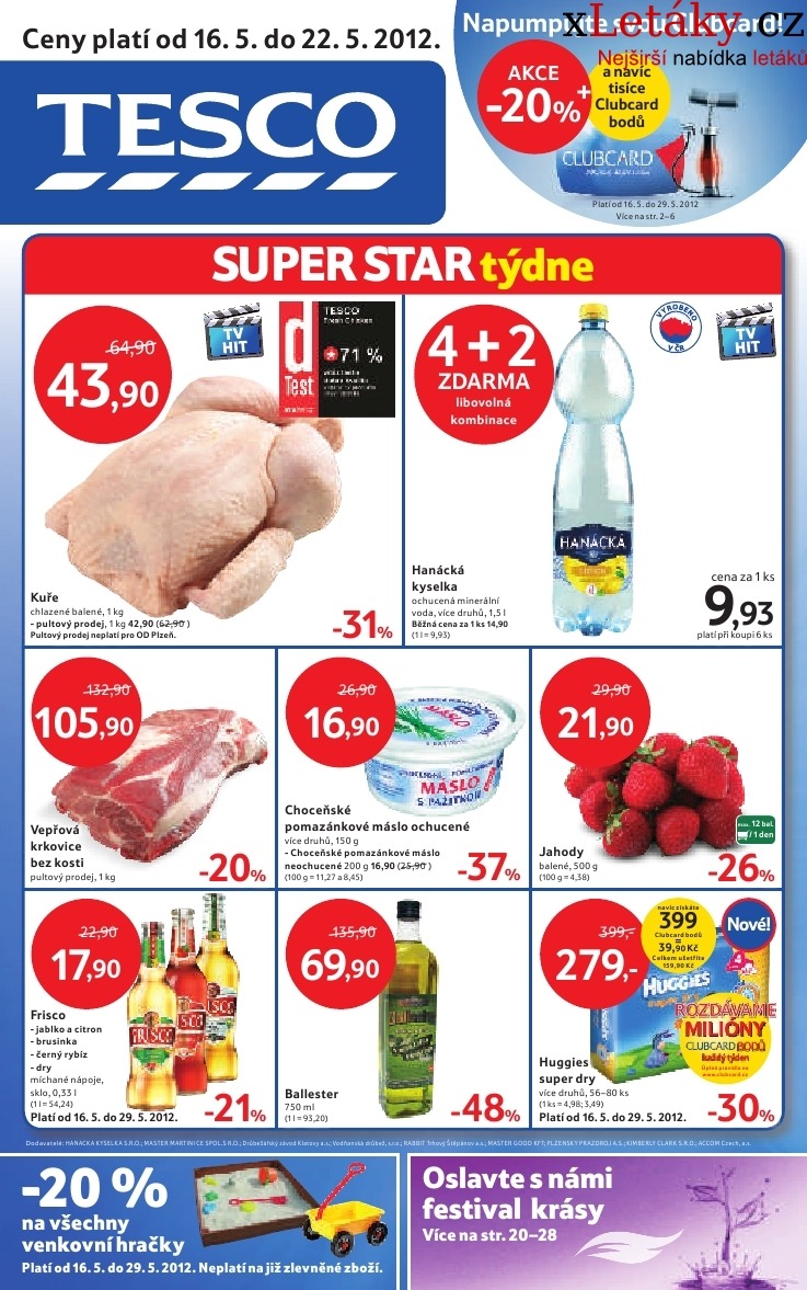 letk Tesco aktuln letk strana 1