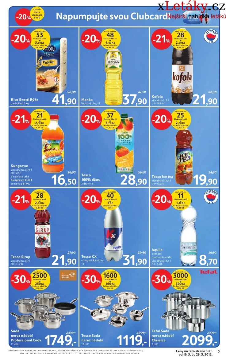 let�k Tesco aktu�ln� let�k strana 1